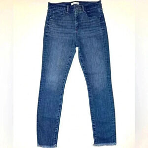 LOFT Womens High Waist Skinny Jeans Size 27